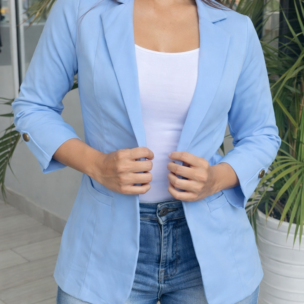 Blazer Mujer Corte Premium