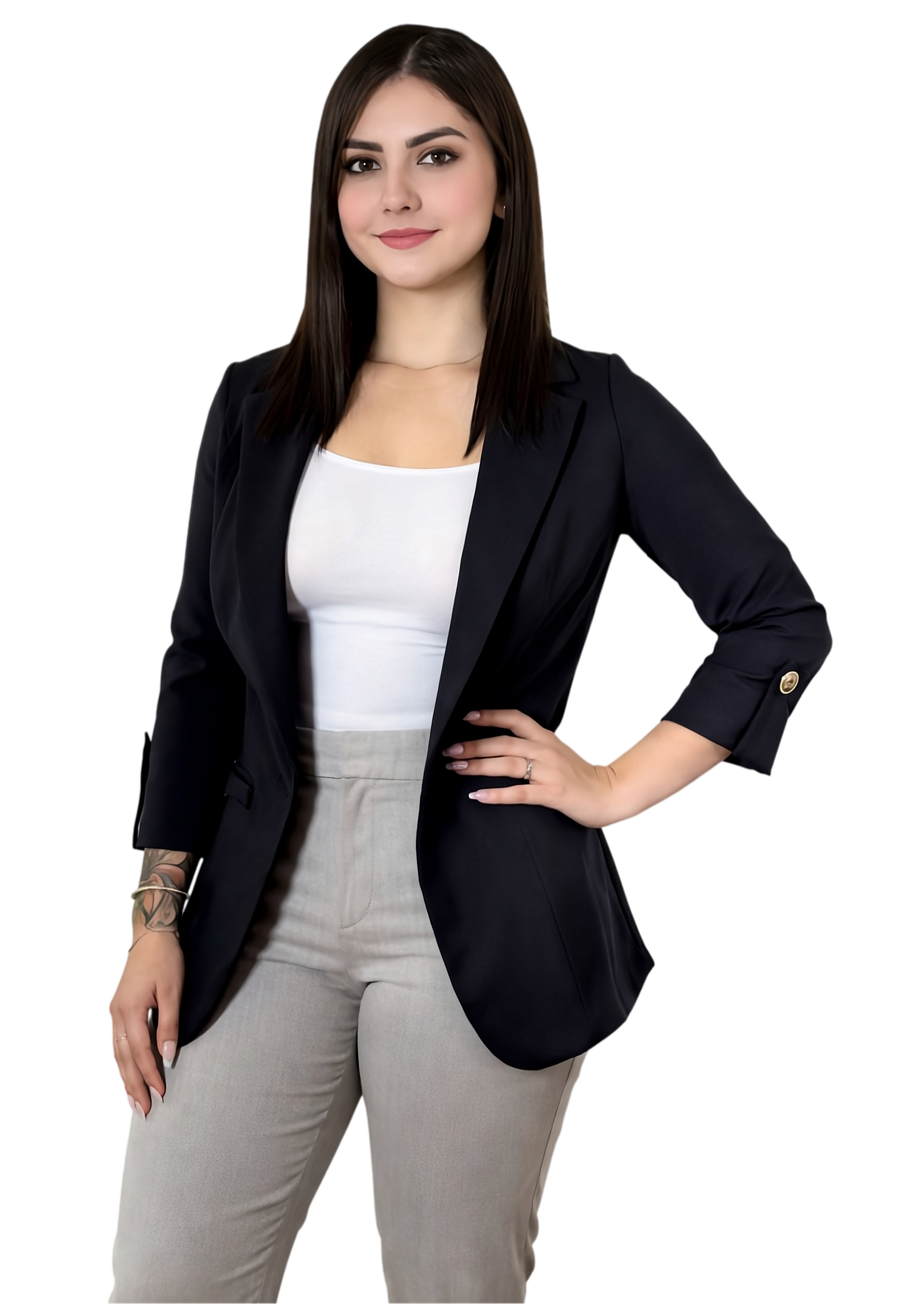 Blazer Mujer Corte Premium
